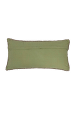Cotton Punch Hook Pillow with Alligator