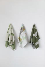 Cotton Knit Baby Blanket with Alligators