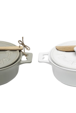 Brie Baker with Lid and Spreader, Various Colours