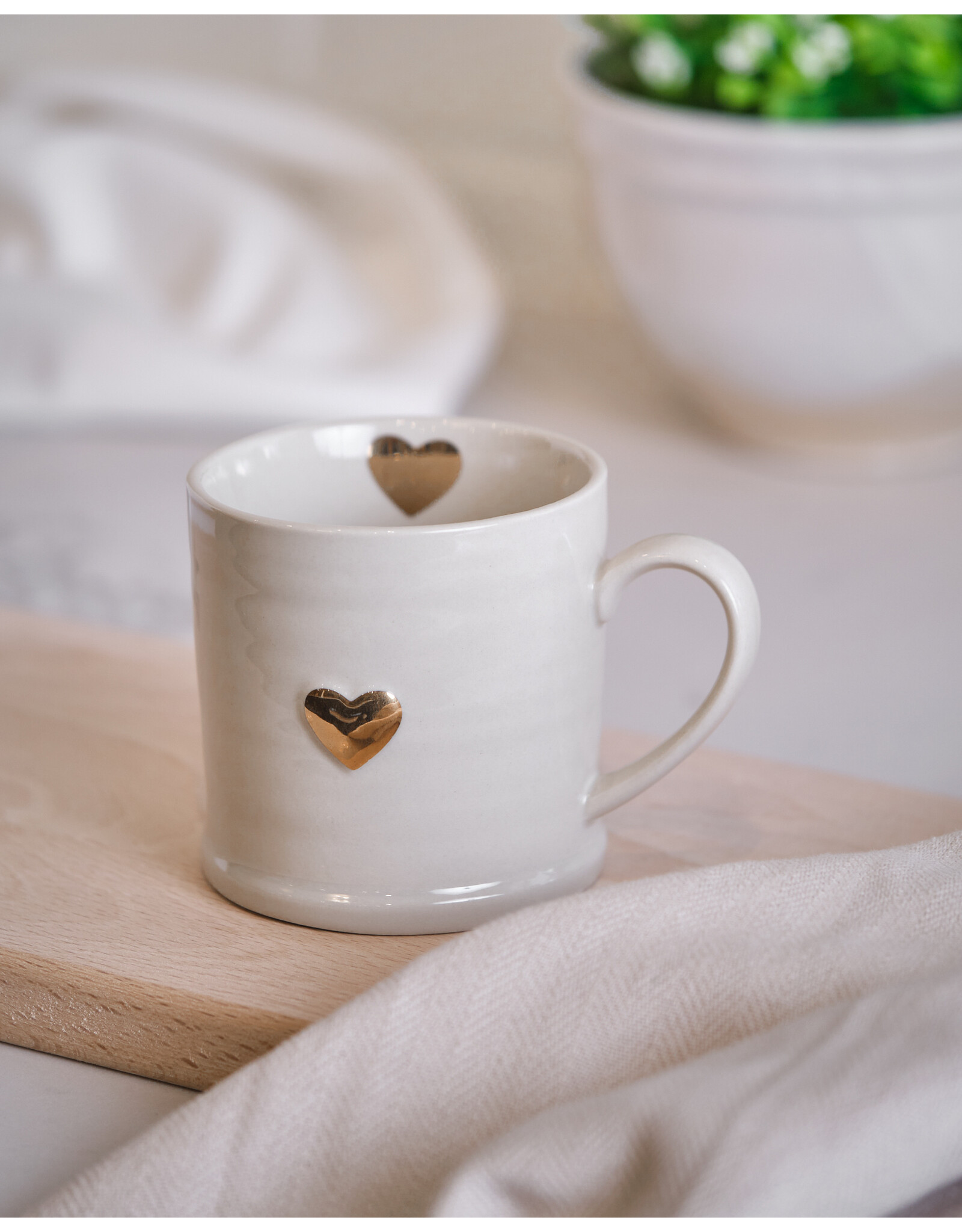 Sweet Heart Mug, Gold