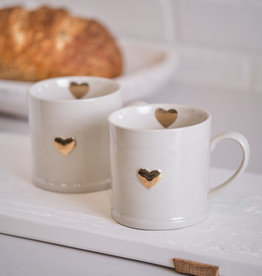 Indaba Sweetheart Mug, Gold