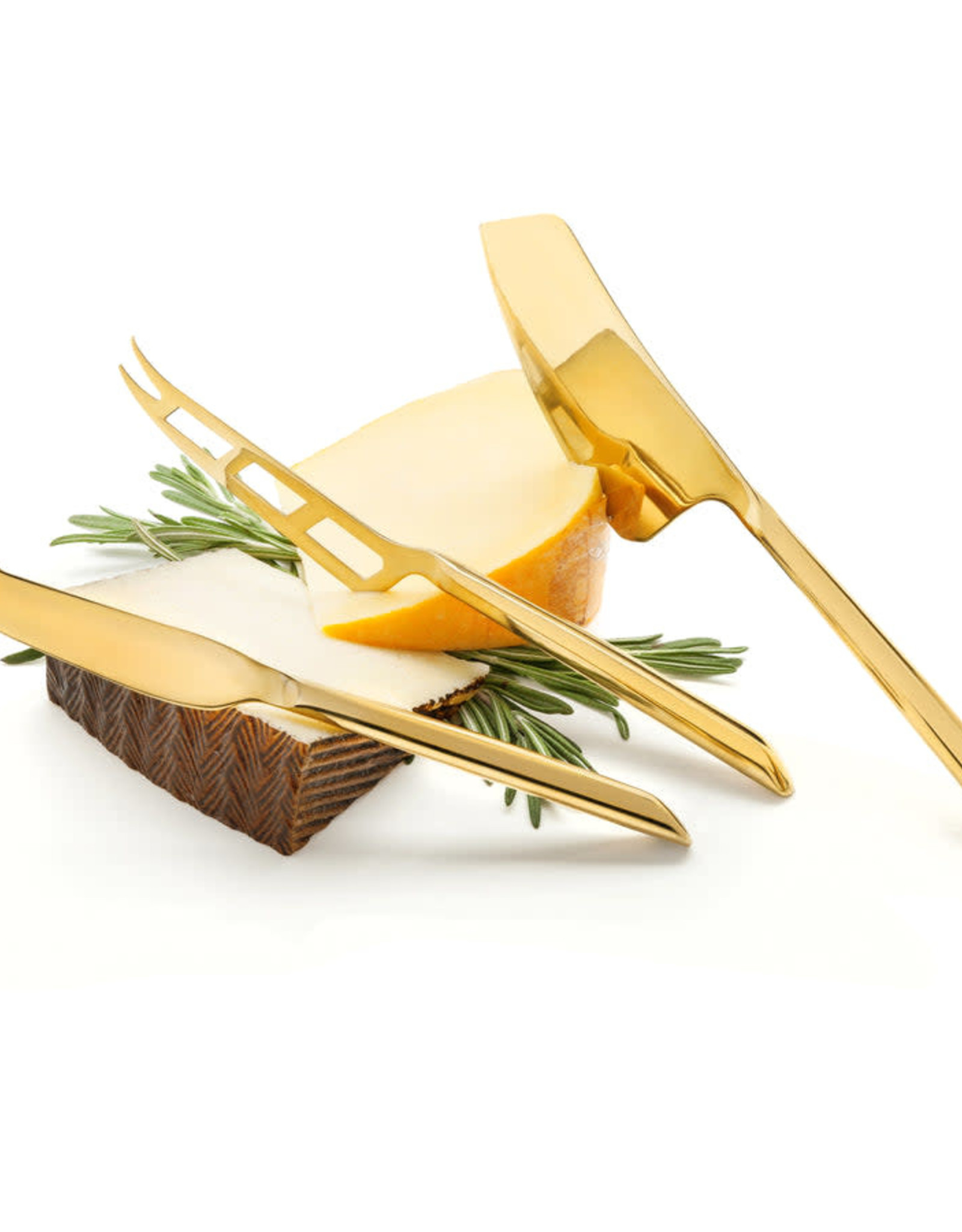 Gold Cheese Knives, S/3