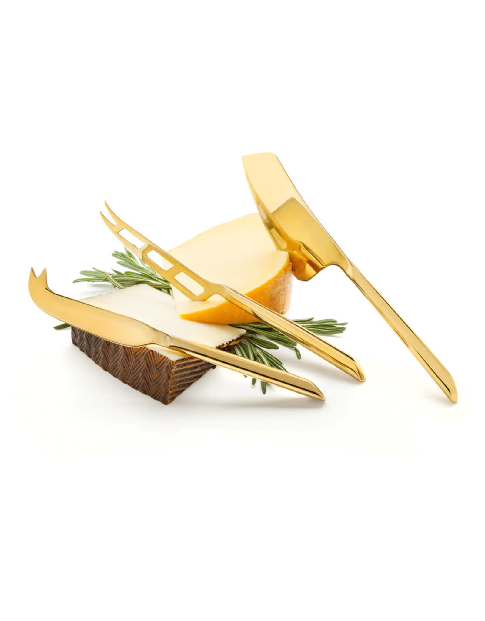 Gold Cheese Knives, S/3