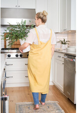 Yellow Cross Back Apron
