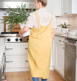 Yellow Cross Back Apron