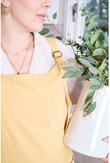 Yellow Cross Back Apron