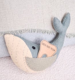 Wool Whale Tooth Fairy Pillow