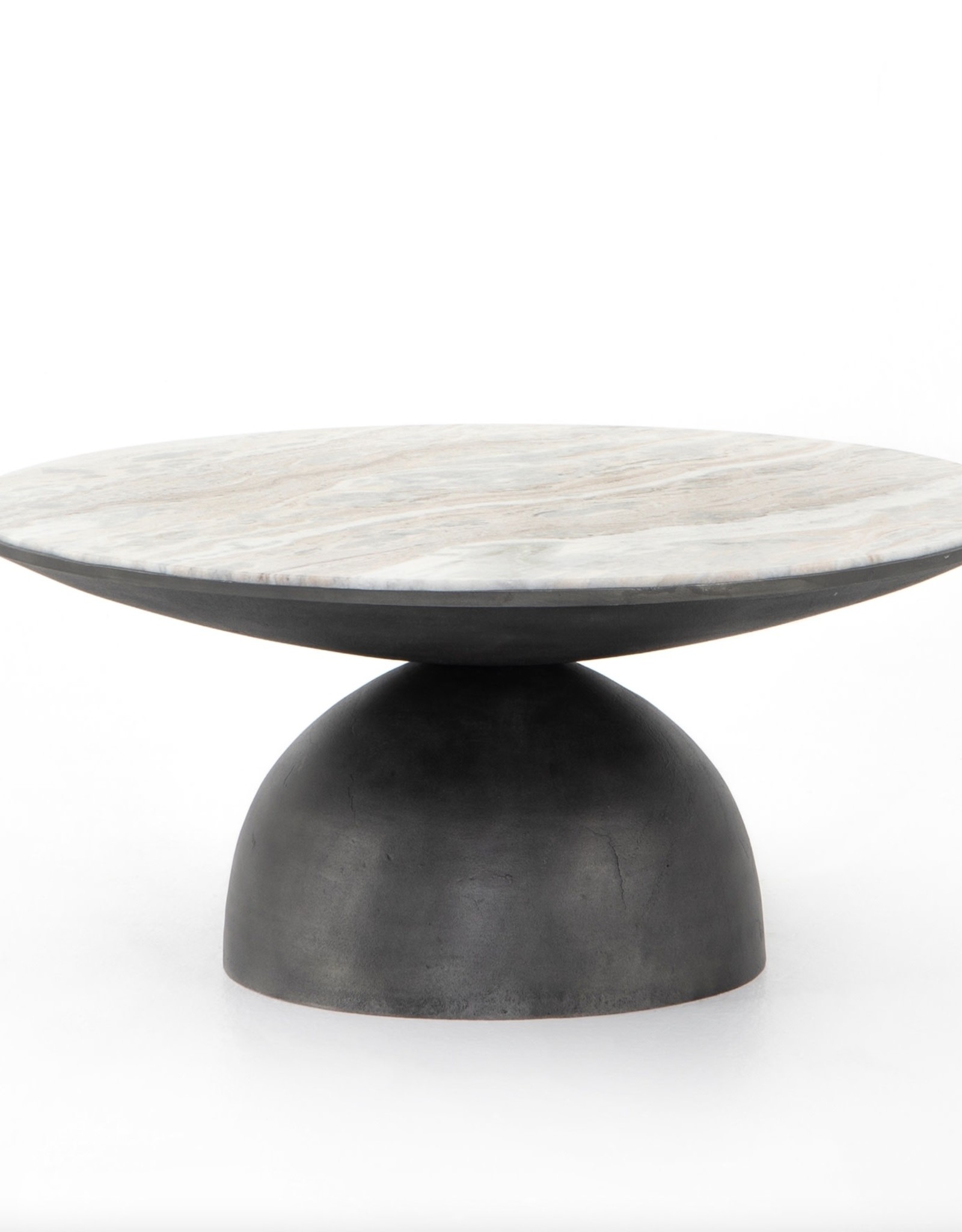 Corbett Coffee Table in Hammered Grey