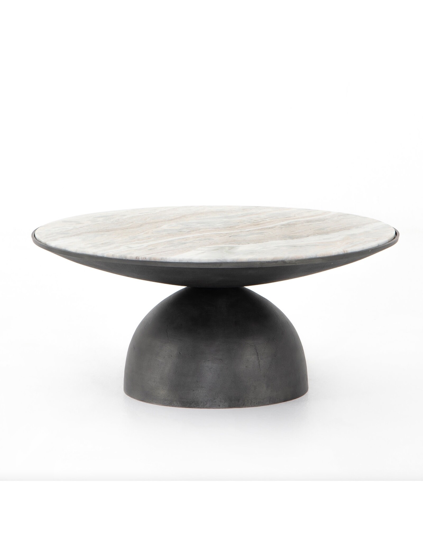 Corbett Coffee Table in Hammered Grey