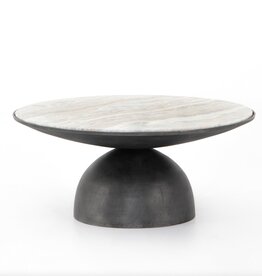 Corbett Coffee Table in Hammered Grey