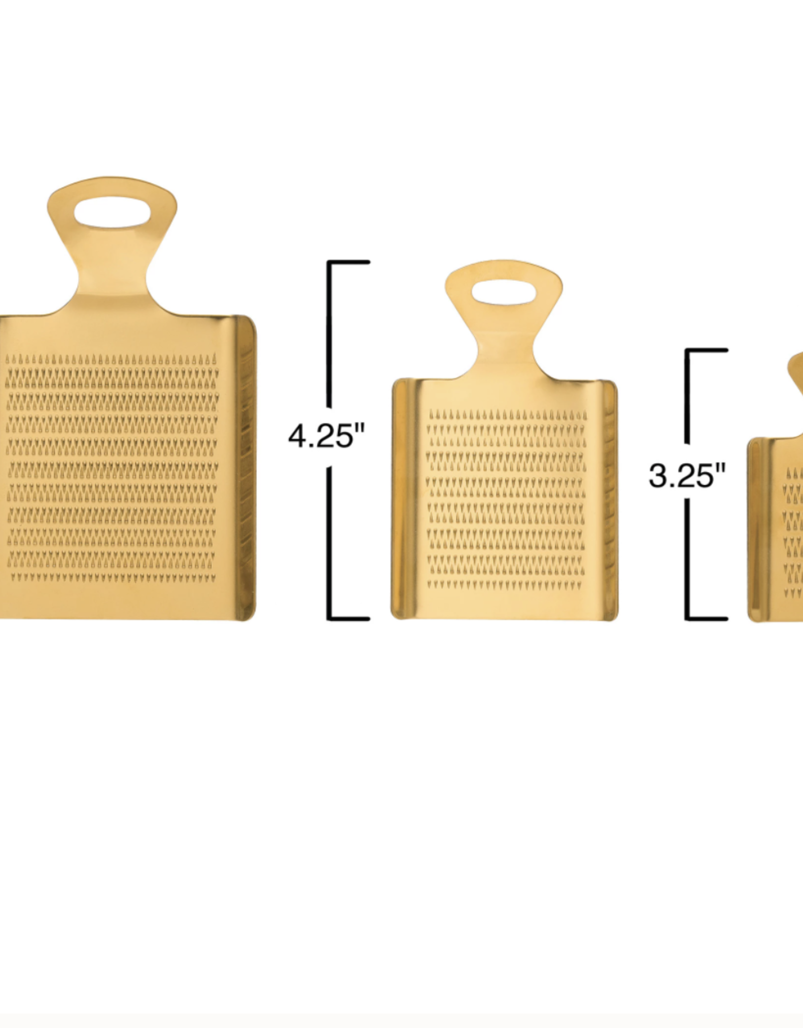 Little Gold Graters - Set of 3