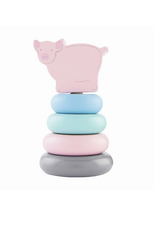 Pig Stacking Wood Toy