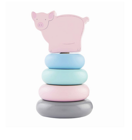 Pig Stacking Wood Toy