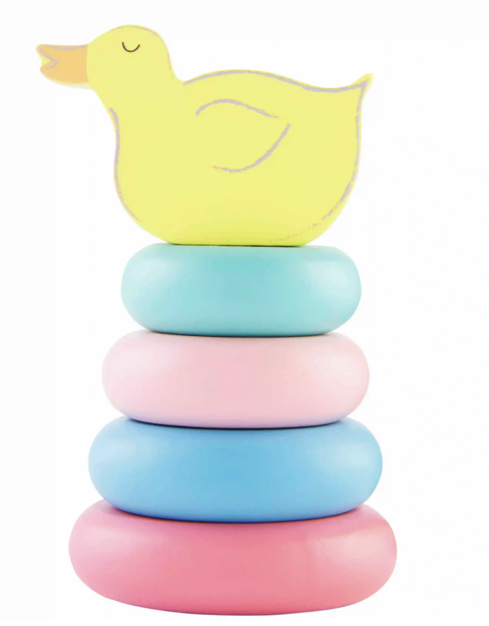 Duck Farm Stacking Wood Toy