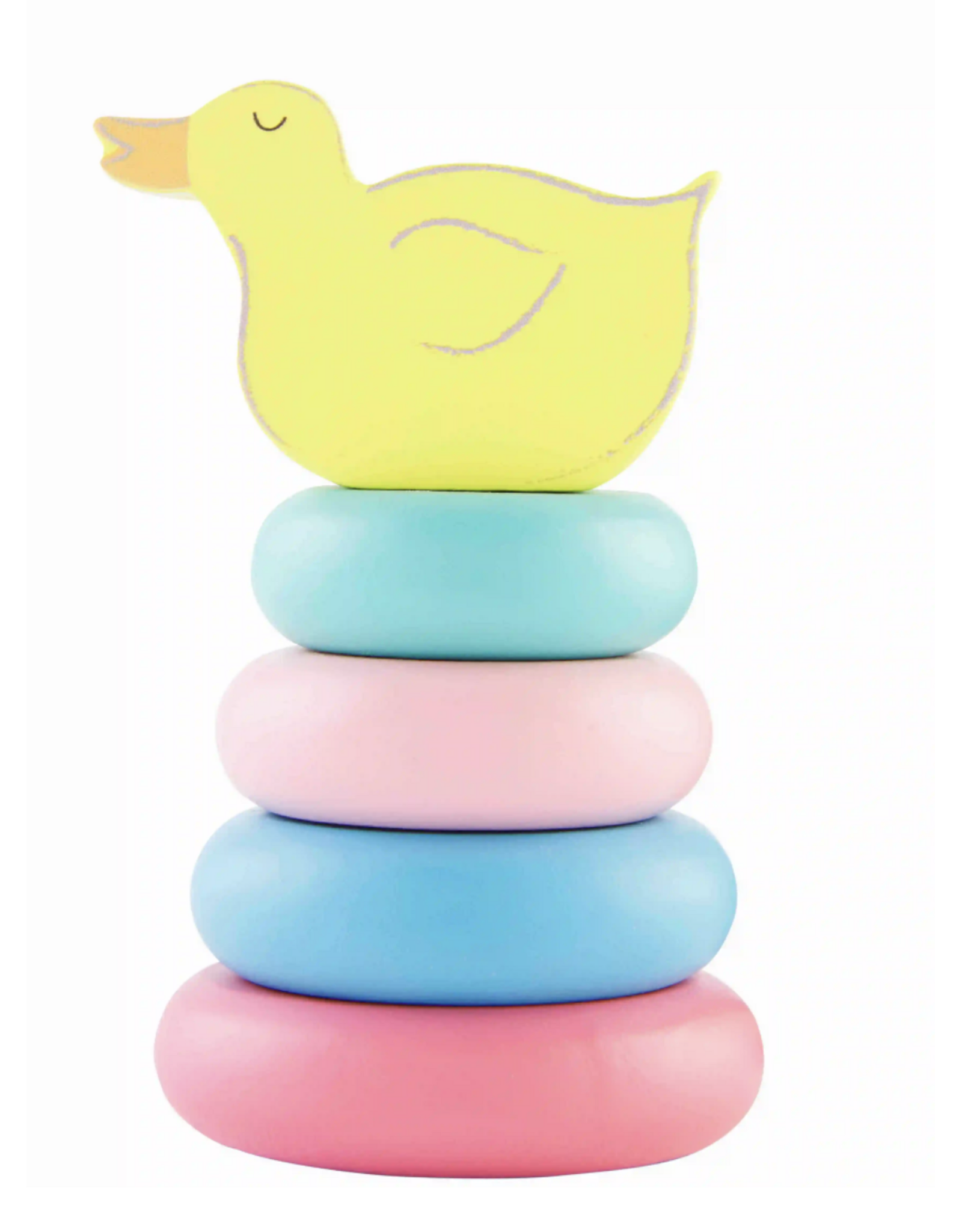 Duck Farm Stacking Wood Toy