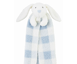 Blue Bunny Lovey Blanket