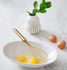 Stainless Steel Whisk, Gold Finish
