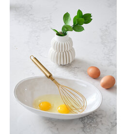 Stainless Steel Whisk, Gold Finish