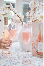Rose Crystal Champagne Flute