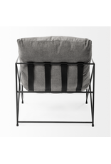 Leonidas Accent Chair, Grey