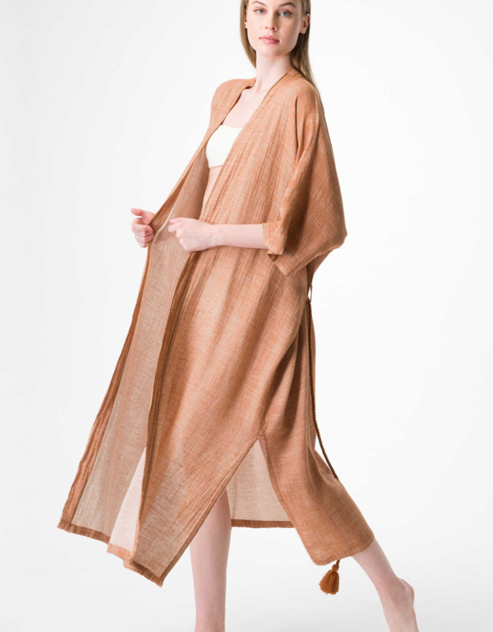 Luna Robe Cover-up  - Tobacco