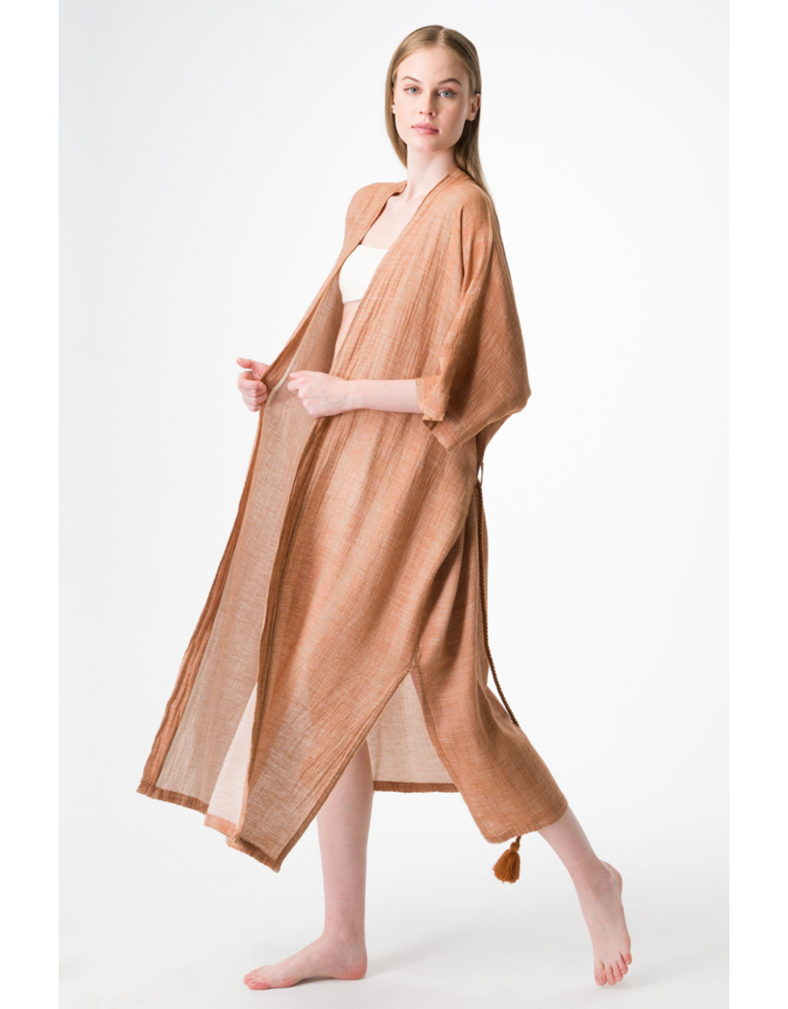 Luna Robe Cover-up  - Tobacco