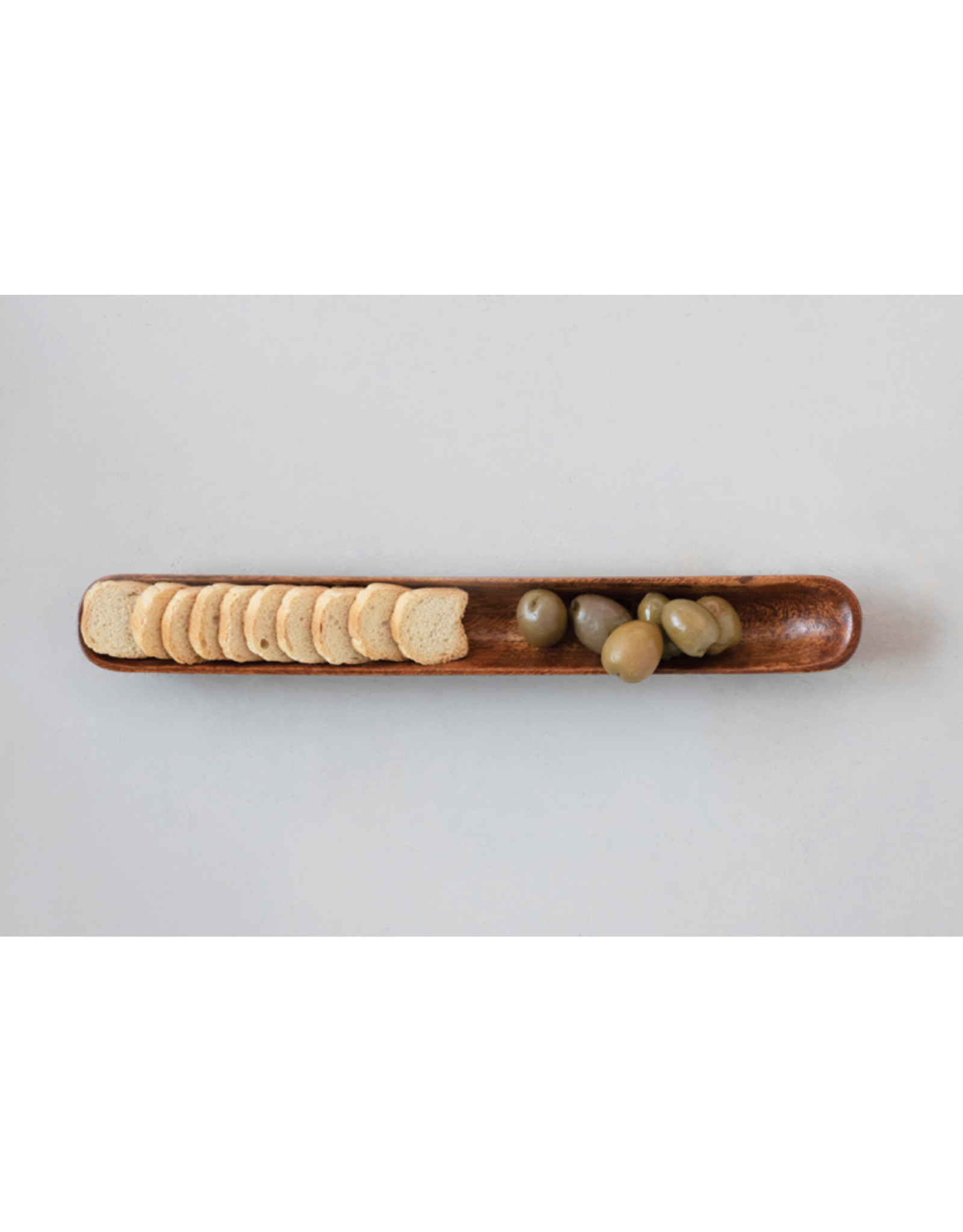 Acacia Wood Olive Boat