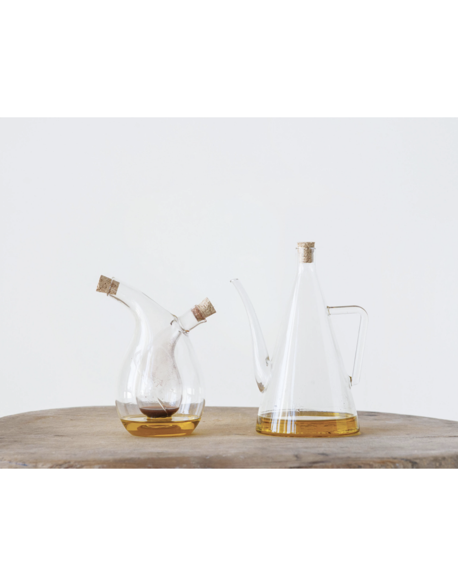 Hand Blown Oil & Vinegar Cruet