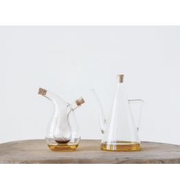 Hand Blown Oil & Vinegar Cruet