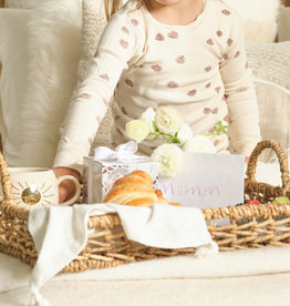 Decorative Hand-Woven Tray with Handles