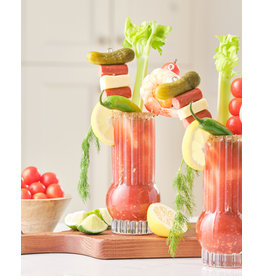 Deco Crystal Highball Glass
