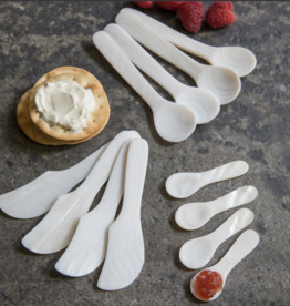 White Seashell Spoon, Large