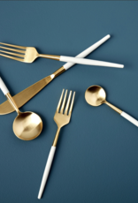 White & Gold Flatware