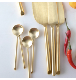 Thin Mini Spoon, Gold
