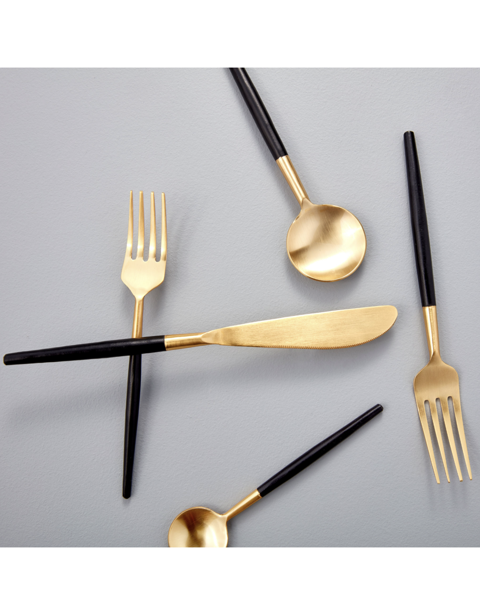 Black & Gold Flatware