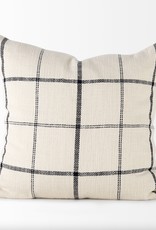 Susan Cream With Black Details Decorative Pillow