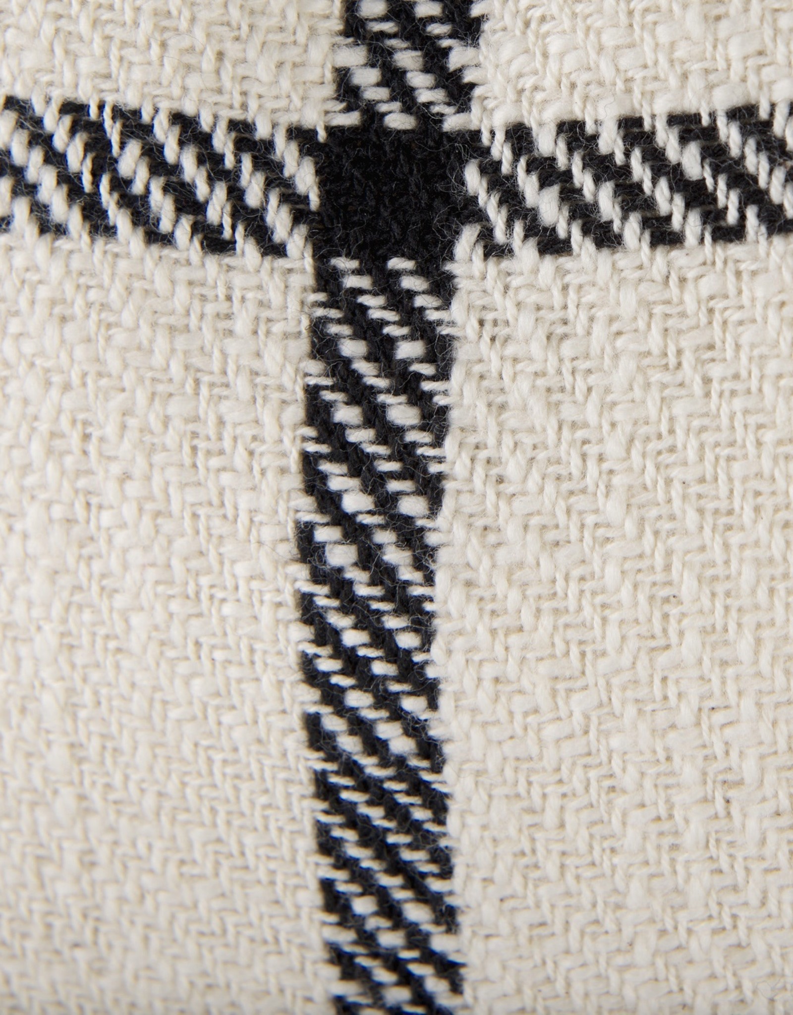Susan Cream With Black Details Decorative Pillow