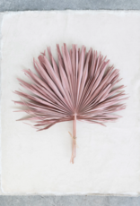 Dried Palm Leaf, Pink