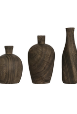 Decorative Wood Vase, Medium