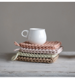 Cotton Crocheted Pot Holder