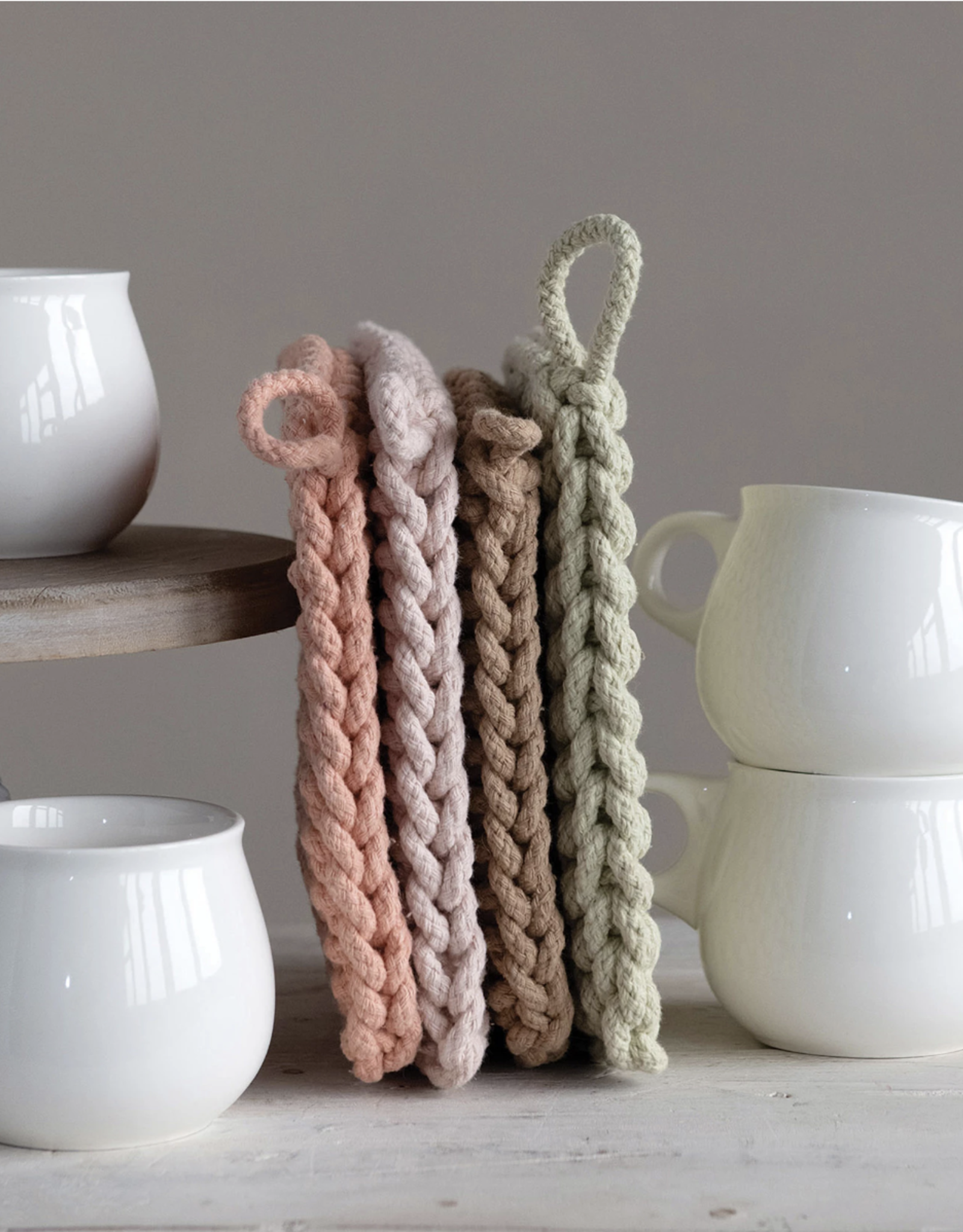 Cotton Crocheted Pot Holder