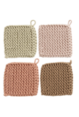 Cotton Crocheted Pot Holder