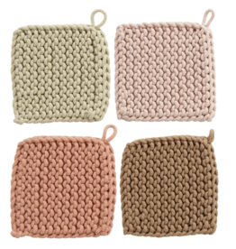Cotton Crocheted Pot Holder