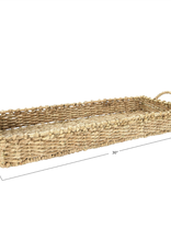 Rectangular Sea Grass Tray with Handles