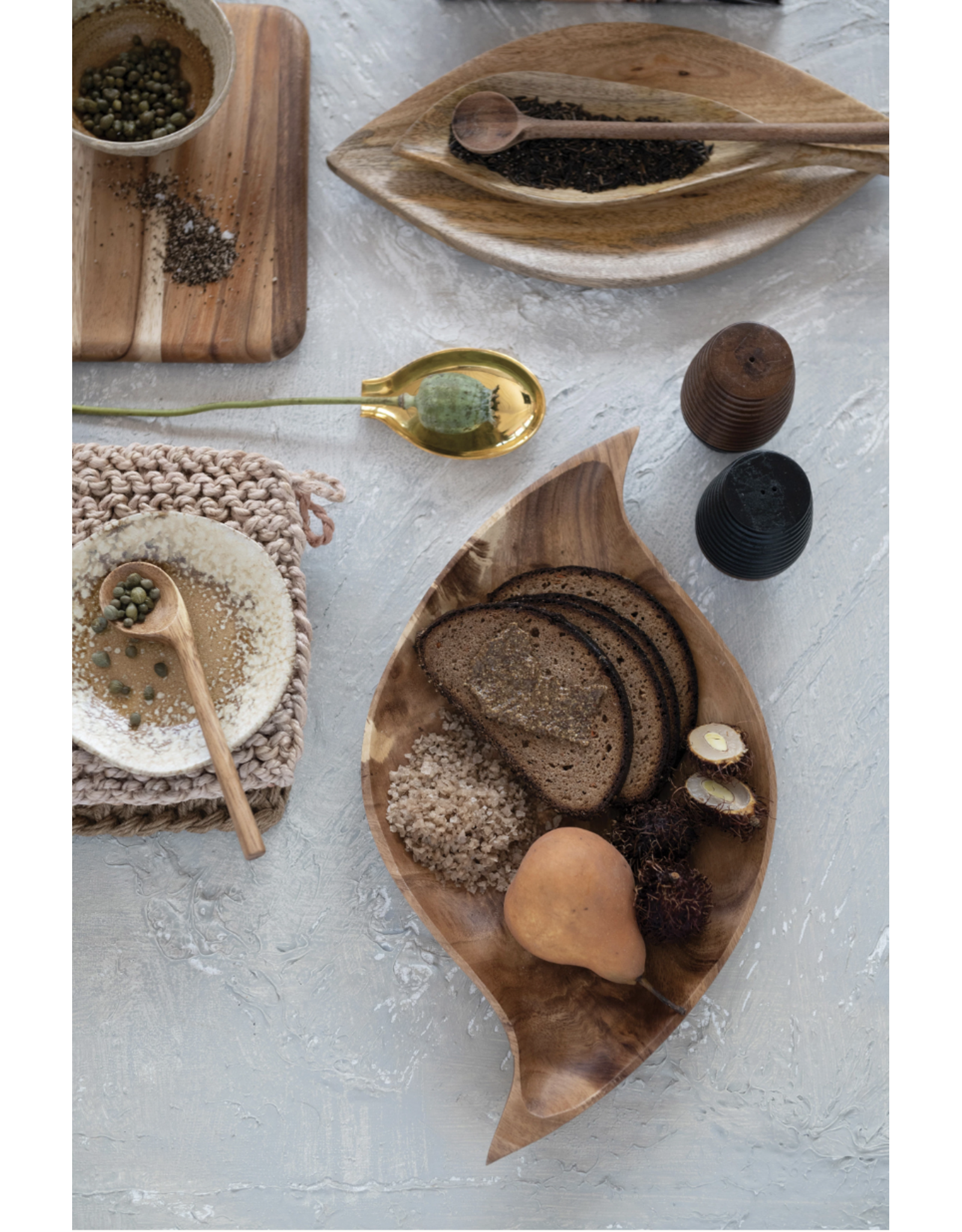 Acacia Wood Spoon 12"