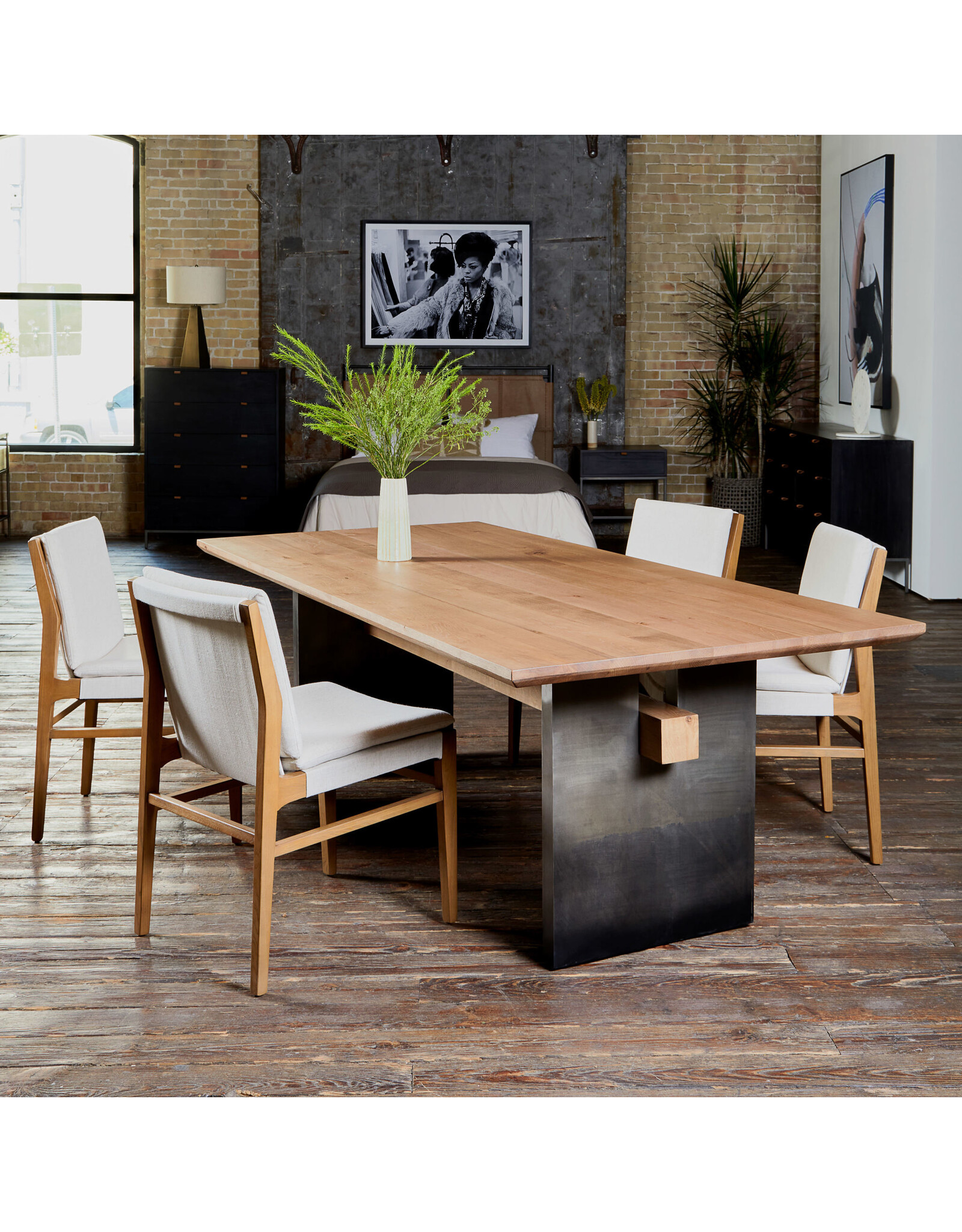 Aya Dining Chair in Savile Flax
