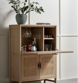 Caprice Bar Cabinet in Natural Mango