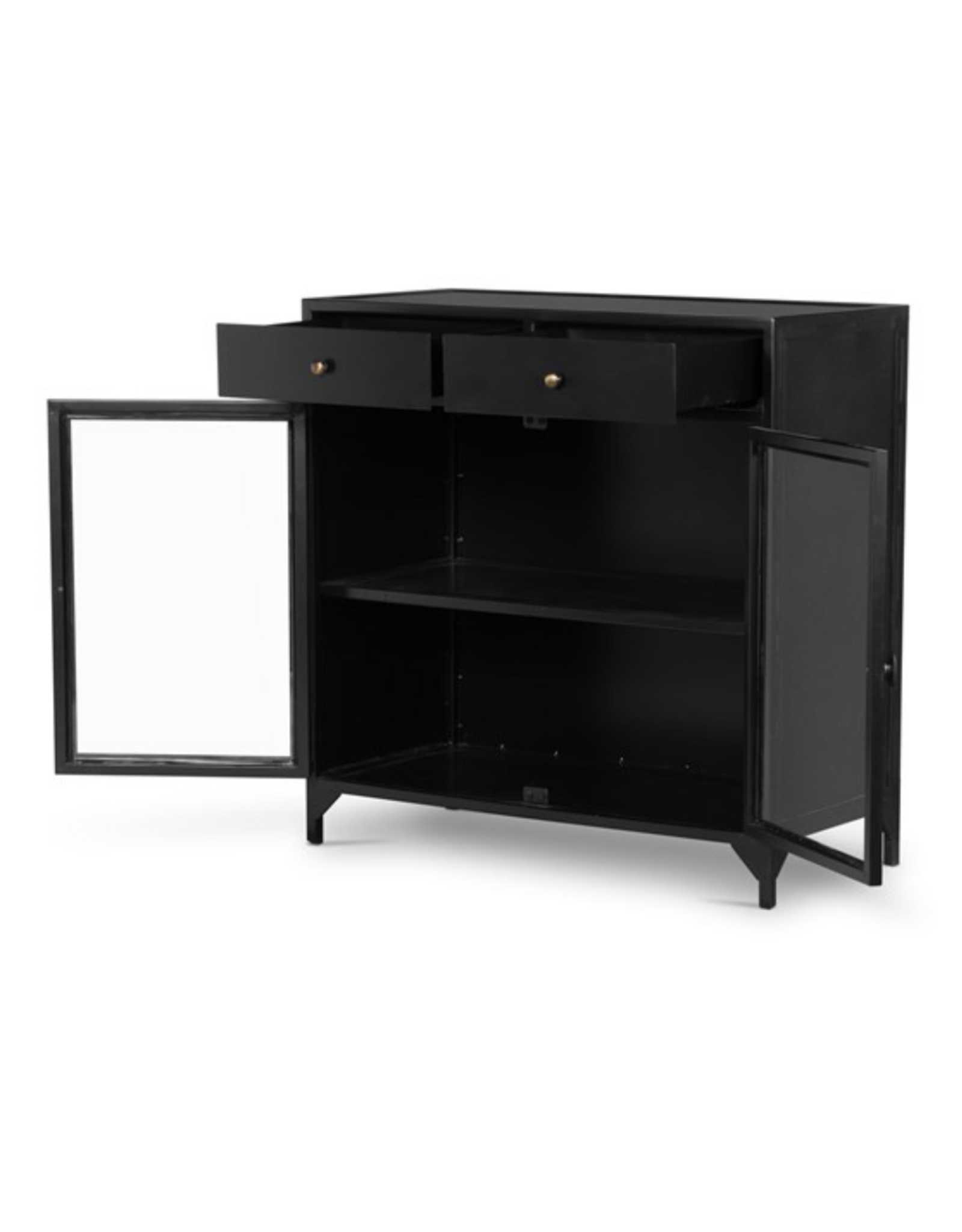 Shadow Box Cabinet, Small - Black