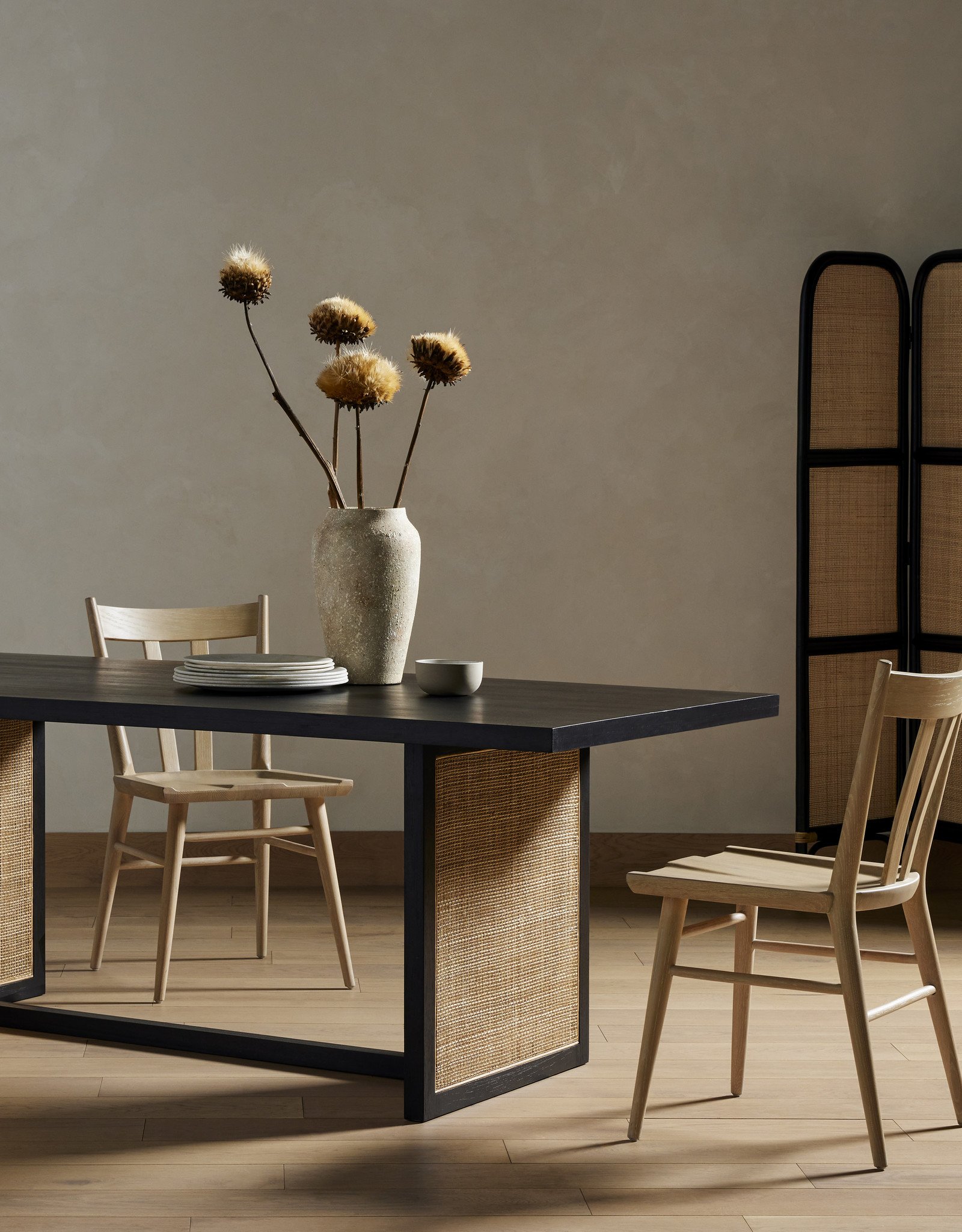 Clarita Dining Table in Black Mango