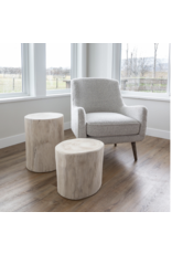 Nova Wide 21" Stump in White
